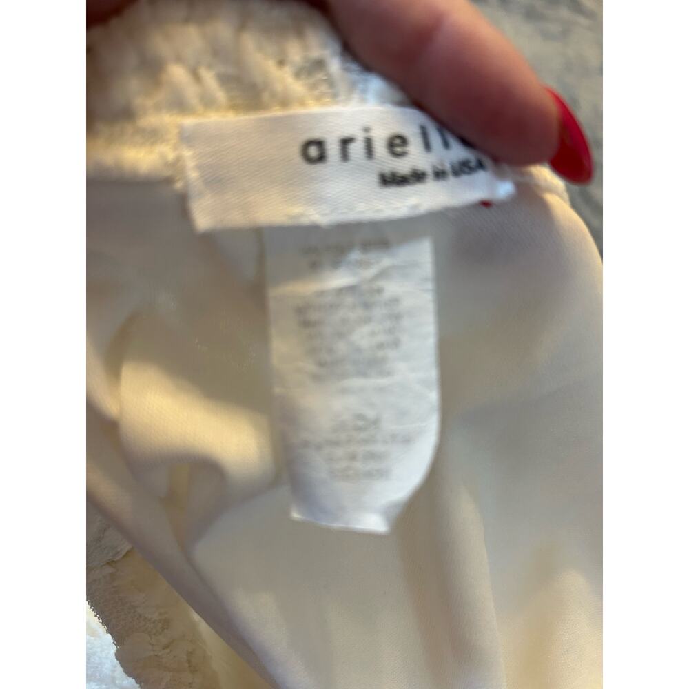 Ariella White Lace Strapless Romper - Size Small - Picture 11 of 11